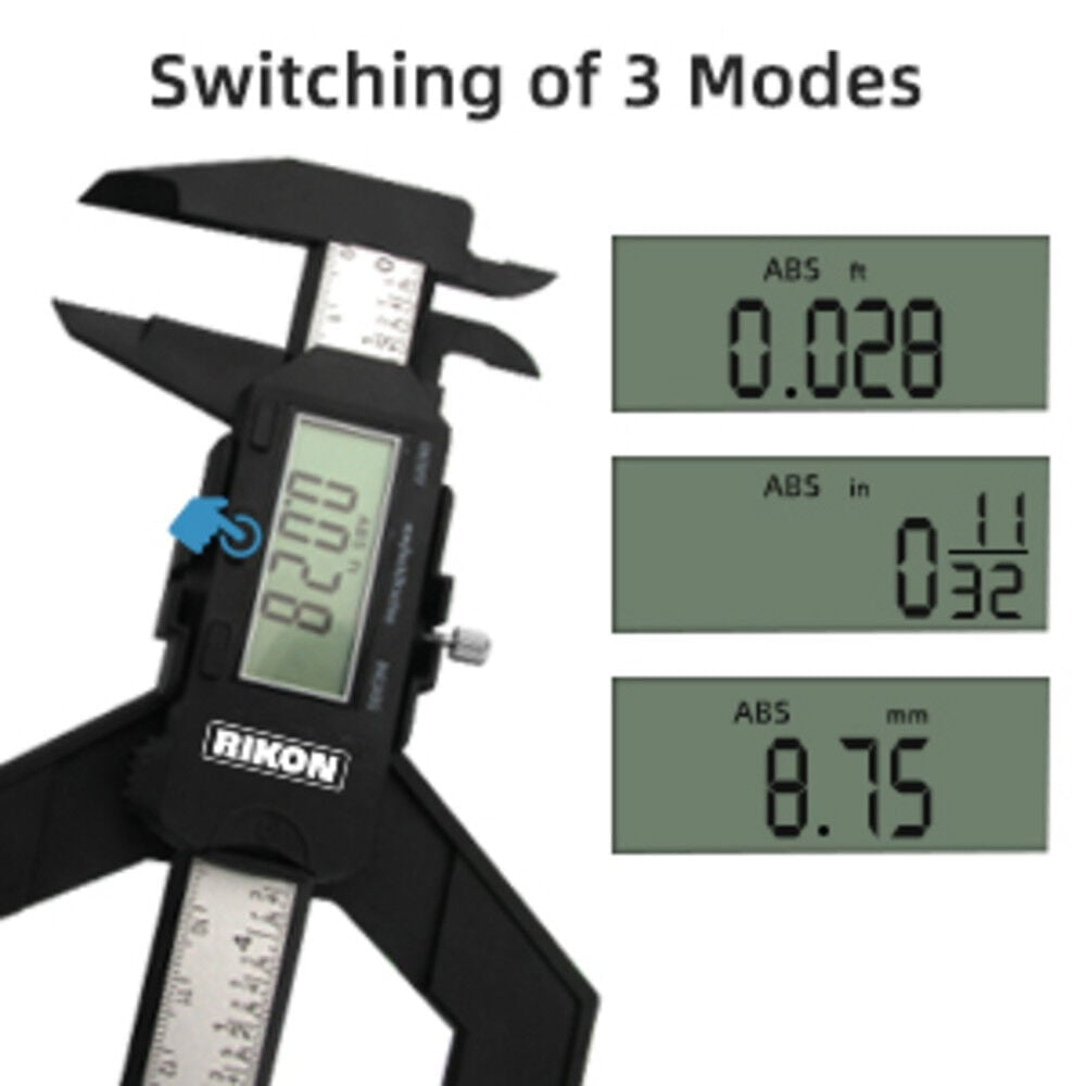 Rikon Digital Blade And Bit Height Gauge And Caliper With Lcd Display