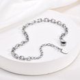 thumbnail image 2 of Stainless Steel Classic Simple Plain Chain Style Bracelet, 2 of 12