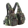 thumbnail image 4 of Chaleco de pesca para adultos, chaqueta de pesca para deportes al aire libre, pesca de truchas en estanques camuflaje, 4 of 8