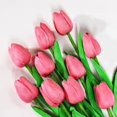 thumbnail image 1 of 1/3/5 Uds flores artificiales Calla Lily ramos de flores de tulipán de tacto Real para boda novia decoración de jarrón para el hogar regalos de plantas falsas, 1 of 5