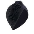thumbnail image 2 of Womens Stretch Headwrap for Comfortable Coverage Soft Turban Style Headwear in Solid Colors, 2 of 3