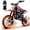 Red, variant on Aoemoe 49cc Kids Dirt Bike, Gasoline Powered 2-Stroke Mini Motorcycle, 1-Seater, Blue