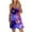 Purple, variant on IROINNID Jumpsuit Shorts for Women Summer Leisure Printing Jumpsuit Loose Shorts With Pockets Jumpsuit Back straps,Green