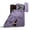 Purple, variant on Lunvic Case for iPhone 18 Pro Max with Integrated Camera Cover, 360 Rotatable Ring Kickstand Magnetic Shockproof PC and TPU Protective Back Cover, Black