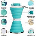 thumbnail image 4 of Collapsible Camping Mug with Carabiner, Silicone BPA Free with Carabiner, 4 of 31