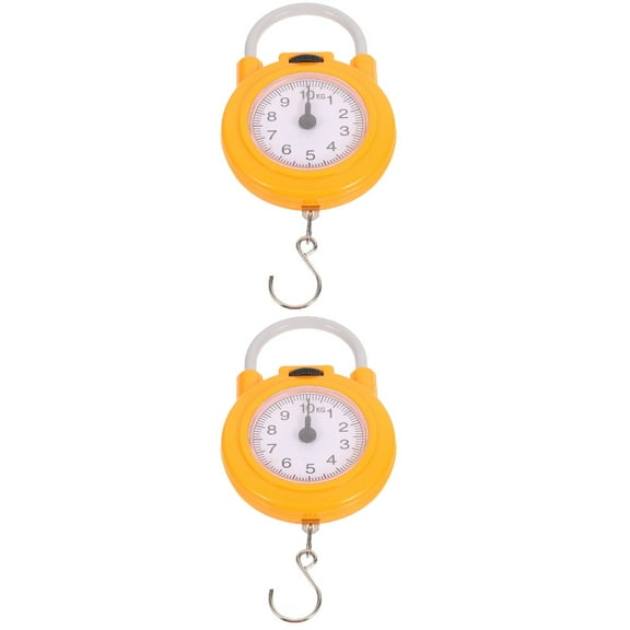 Masteelf 2pcs Mechanical Hanging Scale Spring Dial Weight Scale High Accuracy Spring Scale Small Scale