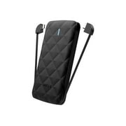 iWalk Extreme Duo 3000 - Power bank - 3000 mAh - 1 A - 2 output connectors (Lightning, Micro-USB Type B) - black