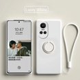 thumbnail image 1 of For Funda Oppo Reno 10 5g Liquid Silicone Ring Holder Soft Phone Skin Cover for Oppo Reno 10 Pro Upgrade Shockproof Back Fundas Ivory For Reno 10 5g, 1 of 6