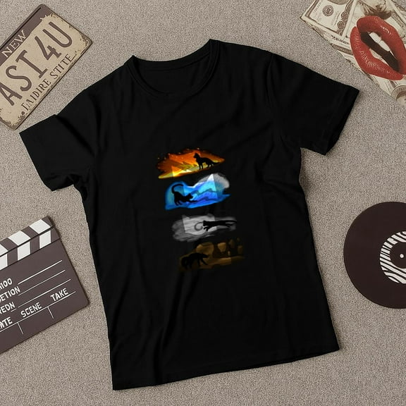 Warrior Cats Four Clans Erin Hunter Book Series Feline Fan Art Unisex T-shirt V70309, up to size 5XL