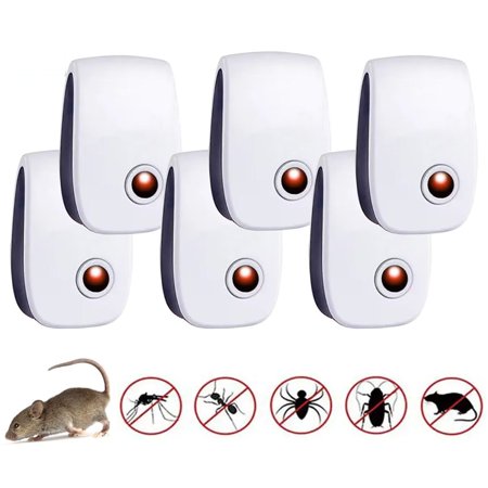 Deago Ultrasonic Pest Repeller 4 Packs,Ultrasonic Pest Repellent Plug in,Pest Control Indoor for Mosquito, Insect, Mice, Spider, Bug, Ant, Cockroach