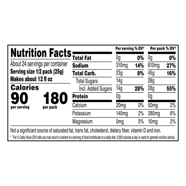 Gatorade Endurance Powder Nutrition Facts Besto Blog