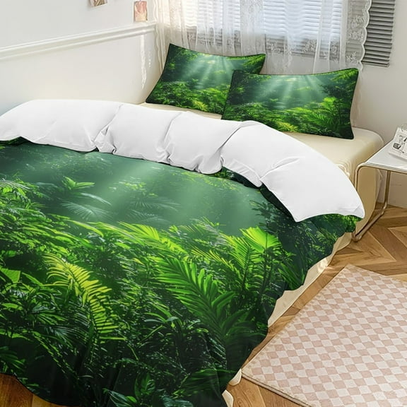 Forest Duvet Cover Set Bedding Set Polyester Quilt Cover for Bedroom Decoration