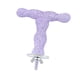 thumbnail image 4 of Soporte para percha de pájaros, soporte para loros, jaula de pájaros, juguete fácil de instalar, soporte para patas de pie para moler Púrpura, 4 of 9