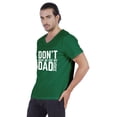 thumbnail image 4 of Inkmeso Letter Printed Don™t Make Me Use My Dad Voice Mens Tshirt For Daddy's Jersey Shirt, 4 of 7