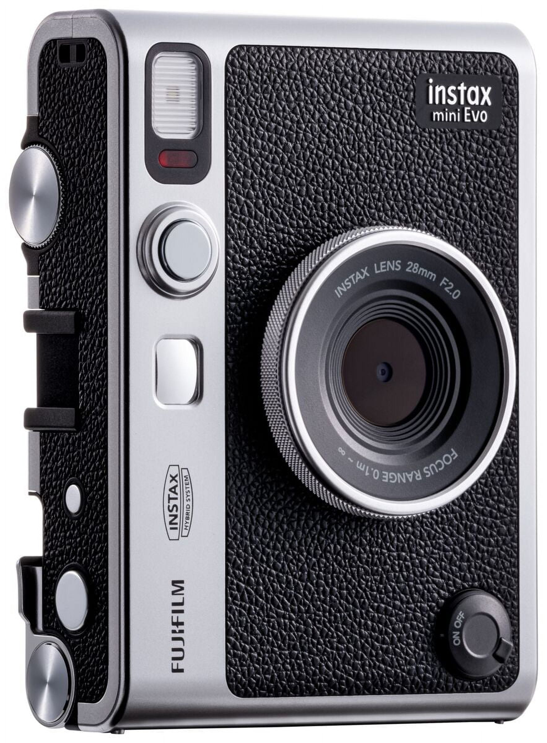 Fuji Instax Mini Evo Hybrid Instant Camera C-Type Black