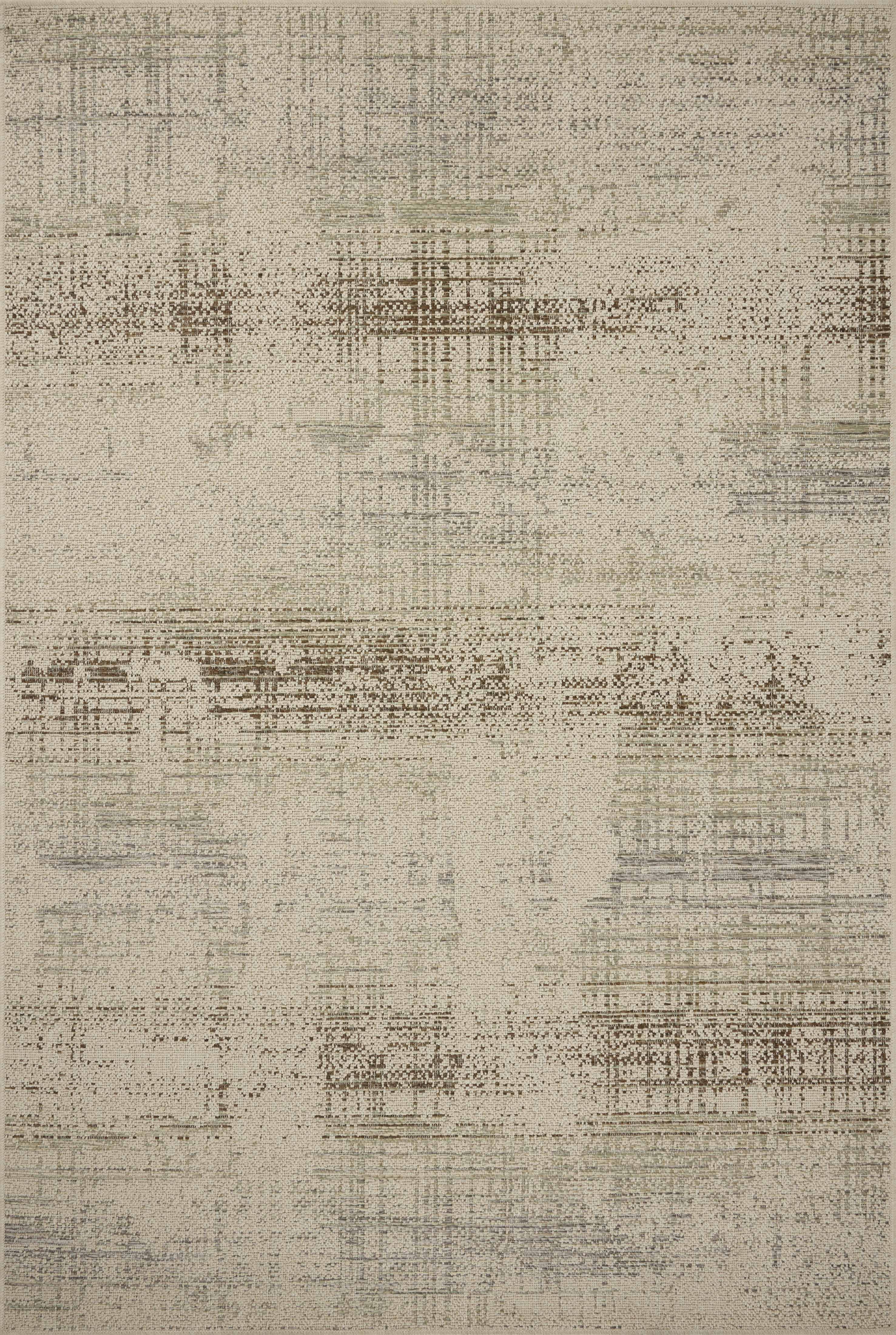 Loloi Saylor Ivory / Fog Indoor/Outdoor Area Rug