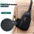 thumbnail image 6 of Qwtwty Shoulder Backpack Men's Hiking Chest Pack Travel Sports Sling Bag Business Casual Crossbody Shoulder Bag on Clearance, 6 of 9