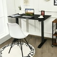 thumbnail image 3 of Gymax Electric Sit to Stand Adjustable Desk Frame w/ Button Controller Black, 3 of 9