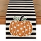 thumbnail image 1 of Camino de mesa de otoño con diseño de calabaza y cuadros de búfalo, decoración de mesa de comedor de cocina de temporada otoñal para decoración de fiesta en el hogar, 13 x 72 pulgadas, 1 of 5