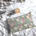 thumbnail image 5 of Naloa Rose Flowers Pillow Covers, Throw Pillow Case Cushion Covers,Cushion for Bedroom,Couch,Home-20"x30", 5 of 6