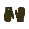 thumbnail image 5 of MeMoi Kids Cozy Rayon-Blend Basic Ribbed Knit Mittens (XS, Black), 5 of 6