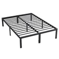 thumbnail image 1 of Somier de cama Simple Deluxe de 14 pulgadas, tamaño queen con almacenamiento, negro, 1 of 7