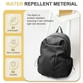 thumbnail image 3 of Basic Backpack for High School Women Men, Simple Bookbag Lightweight Casual Daypack College Backpack Waterproof School Bag Carry on Laptop Backpack Daily Rucksack Black, 3 of 9