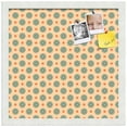 thumbnail image 2 of PinPix 16x16 Custom Cork Bulletin Board Orange - Blue Dots Poster Board Has a Fabric Style Canvas Finish, Framed in Orange - Blue Dots, by ArtToFrames (PinPix-411), 2 of 6