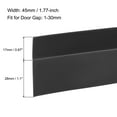 thumbnail image 3 of Uxcell Self Adhesive Weather Stripping Frameless Door Bottom Seal for Doors Black 45mm x 16.4ft, 3 of 5