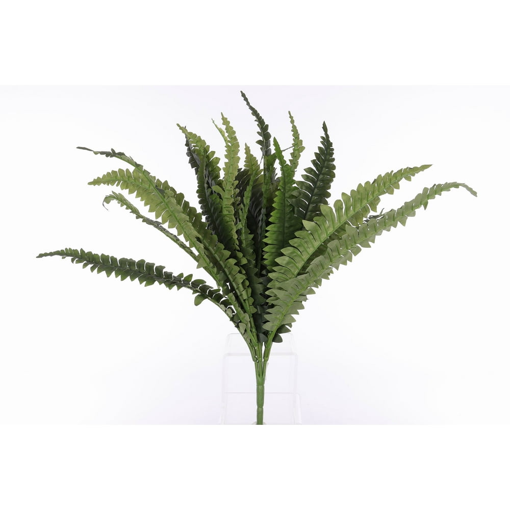 Mainstays 23" Artificial Large Green Fern Plant, Home, Office
