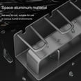 thumbnail image 7 of Toothbrush Shelf No Punching Wall Mounted Space Aluminum Antirust Electric Toothbrush Cosmetics Shelf Toilet Bathroom Accessorie (Black gold 4), 7 of 7