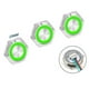 thumbnail image 2 of Interruptor de botón pulsador de 19 mm de 3 piezas de luz LED 12V 24V momentáneo impermeable con cable, 2 of 6