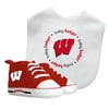 NCAA Wisconsin Bib & Prewalker Baby Gift Set