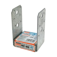 

12PC Simpson Strong-Tie Simpson Strong-Tie - ABU44Z - ZMAX 5.5 in. H x 3.56 in. W 16 Ga. Galvanized Steel Post Base