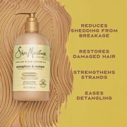 SheaMoisture Conditioner to Intensely Smooth and Nourish Hair 100% Pure Jamaican Black Castor Oil with Shea Butter, Peppermint and Apple Cider Vinegar ,13 Fl oz
