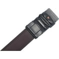thumbnail image 5 of Marshal Men's Genuine Leather Ratchet Dress Belt With Automatic Buckle Brown Buckle1, 38", 5 of 9