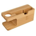 thumbnail image 3 of EYIIYE 2 In 1 Bamboo Charging Station Desktop Holder for  Watch Phone, 3 of 8