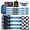 Camo, variant on A ANTELOPE 4-Pack 15' Ratchet Tie-Down Straps, 2100LBS Break Strength, Rubber Handles & Coated Safety Lock S-Hooks, Includes 2 Bungee Cords for Truck, Motorcycle Cargo Securing, Blue