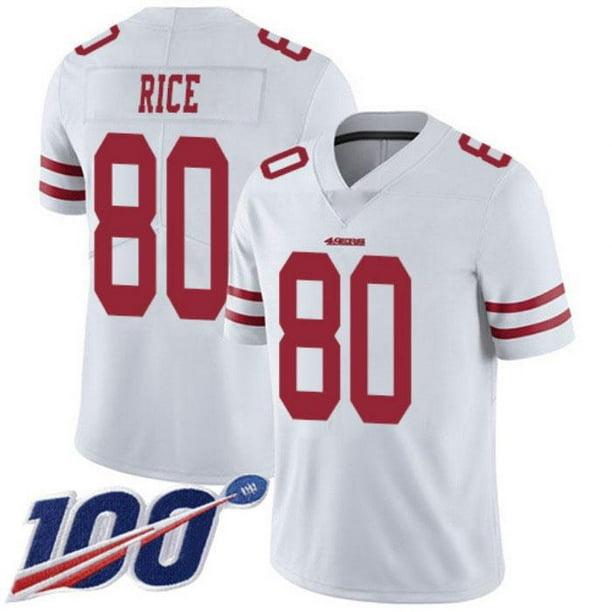 NFL_Jerseys Jersey San Francisco''49ers''#16 Joe Montana 31 Raheem Mostert  11 Brandon Aiyuk 80 Jerry Rice''NFL''Women Limited 100th Jersey 