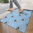 thumbnail image 4 of Cartoon Pug Dog Door Rugs,Washable Non Slip Door Mats Indoor,Decorative Door Mats,Entry Mat Indoor for Entrance,Bedroom,Kitchen,Bathroom,17"x30", 4 of 6