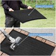 thumbnail image 4 of Alfombra interior de 1 pack, tapete de puerta antideslizante de goma resistente, tapete de entrada de perfil bajo, tapete de suelo, entrada, garaje, patio, zonas de alto tráfico, 75cm42cm, Gr Feliz Sencillez, 4 of 5