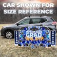 thumbnail image 2 of Jumbo Graduation Yard Sign Set 3x6 Feet, Congrats Grad Sign , Waterproof Corrugated Plastic, Includes Stakes (Blue), 2 of 10