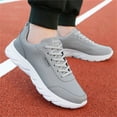 thumbnail image 5 of kamemir Men's Sneakers Men's Athletic Slip-on Casual Walking Shoe with Air Cooled Foam Sneaker (Grey,12), 5 of 6