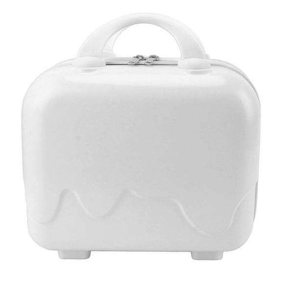 Yajisi 14" Cream Hard Shell Mini Carry‑On Luggage – Lightweight, Large Capacity, Anti‑Slip Feet, Durable ABS, Ideal for Flights
