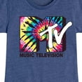 thumbnail image 3 of MTV - Tie Dye Logo - Toddler And Youth Girls Short Sleeve Graphic T-Shirt, 3 of 5