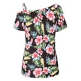 thumbnail image 3 of SSLR Women's T-Shirts Printed Crew Neck Short Sleeve T Shirt, 3 of 6