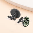 thumbnail image 6 of Daisy Elegant Stainless Steel Cuff Links Set for Formal Attire and Special Occasions, 6 of 6