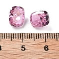 thumbnail image 3 of Cubic Zirconia 5 pc Cubic Zirconia Cabochons Rectangle Faceted Old Rose 9x7x5mm, 3 of 3