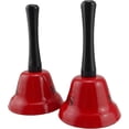 thumbnail image 4 of 2 campanas de mano, campana de llamada para amores familiares, campanas de vaca con mango de palo para animar en eventos deportivos y bodas, 4 of 5