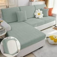 thumbnail image 1 of ViLaViDeca Sofa Covers Couch Covers For Sectional Sofa 2025 Couch Cushion Covers Sofa Covers Soothing Home Sofa Covers Washable Stretch Slipcovers, L Green, 1 of 6